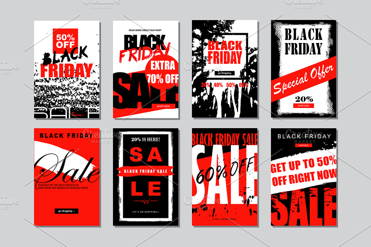 Black Friday Banners Templates, a Graphic by GalaStudio (Photo 3 of 5)