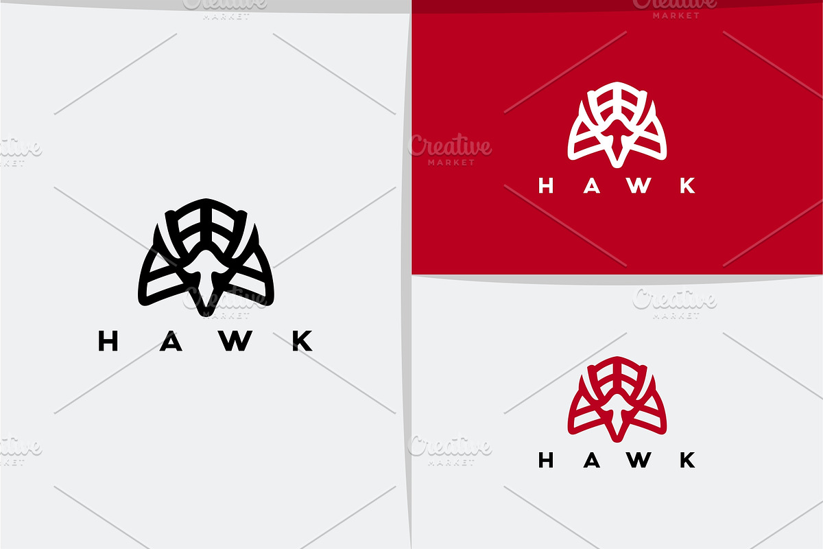 Abstract Hawk Head Logo, a Branding & Logo Template by Metrolinevision