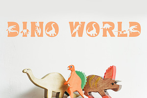 Dino World - Dinosaur Font