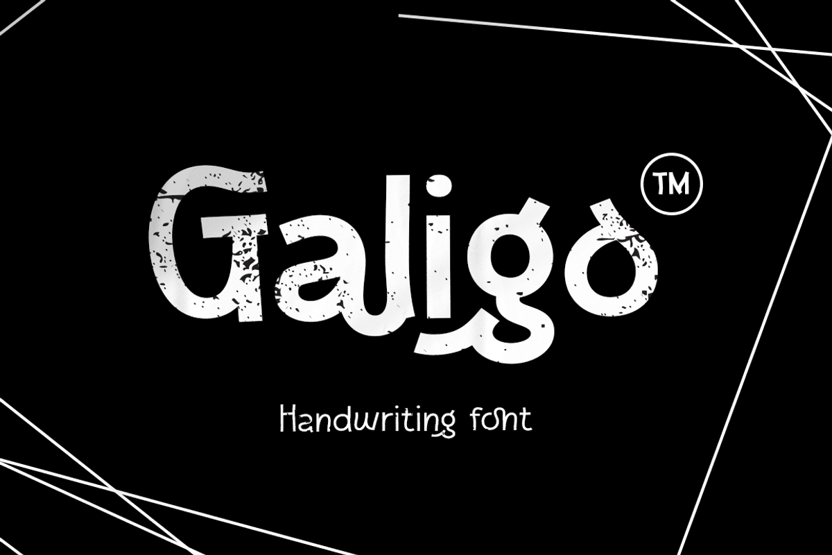 Galigo, a Handwritten Font by Grontype (Photo 1 of 9)