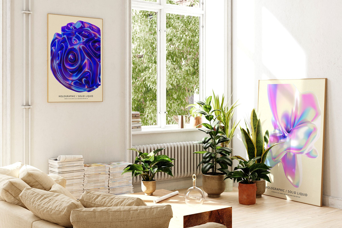 3D Holographic Shapes, an Object Graphic by Design Studio (Photo 10 of 10)