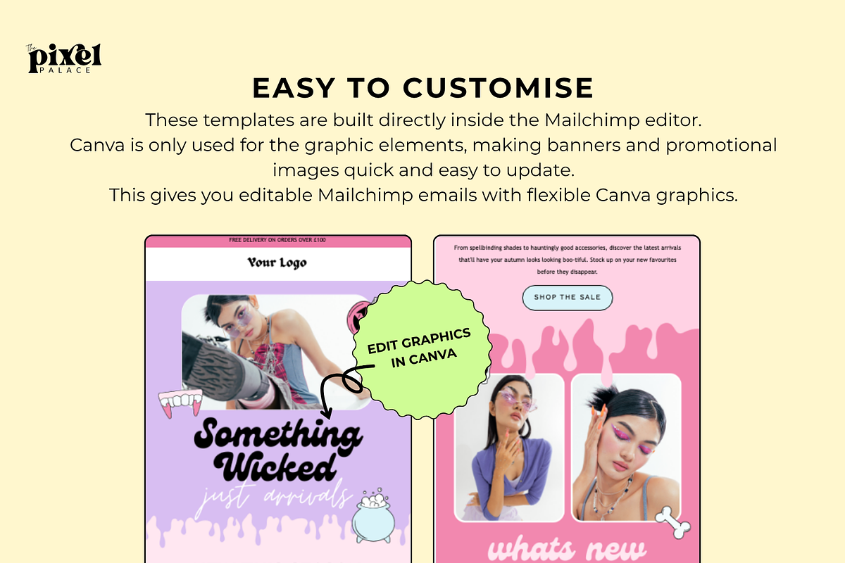 Halloween Mailchimp Email Newsletter, an Email Template by The Pixel Palace (Photo 6 of 9)