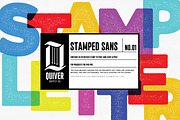 Procreate Stamped Sans Letter Brush, a Brushes & More by Quiver Supply Co. (Thumbnail 1 of 5)