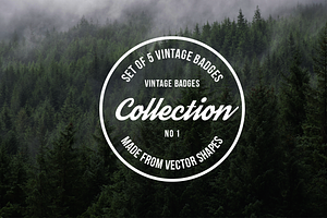 Vintage Logo Badges Collection