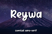 Reywa - Bold Comic Sans Serif Font, a Sans Serif Font by Mightyfire