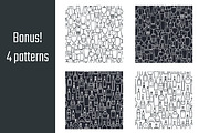Bar Glass Icons, an Outline Icon by Katyr (Thumbnail 4 of 4)