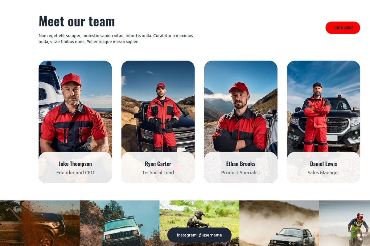 Crewa Wix Automotive Template, a Wix Template by Chamindu Dilshan (Photo 4 of 4)