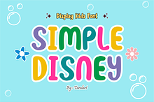 Simple Disney - Kids Display Font