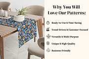 6 Whimsical Floral Seamless Patterns, a Pattern Graphic by Ninterints (Thumbnail 4 of 14)