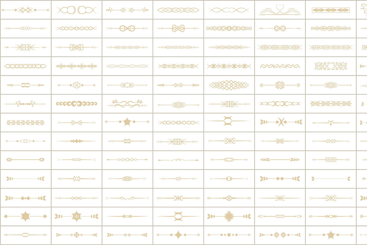Geometric Lines Divider Designs, a Marketing Template by Photoshop Action (Photo 3 of 13)
