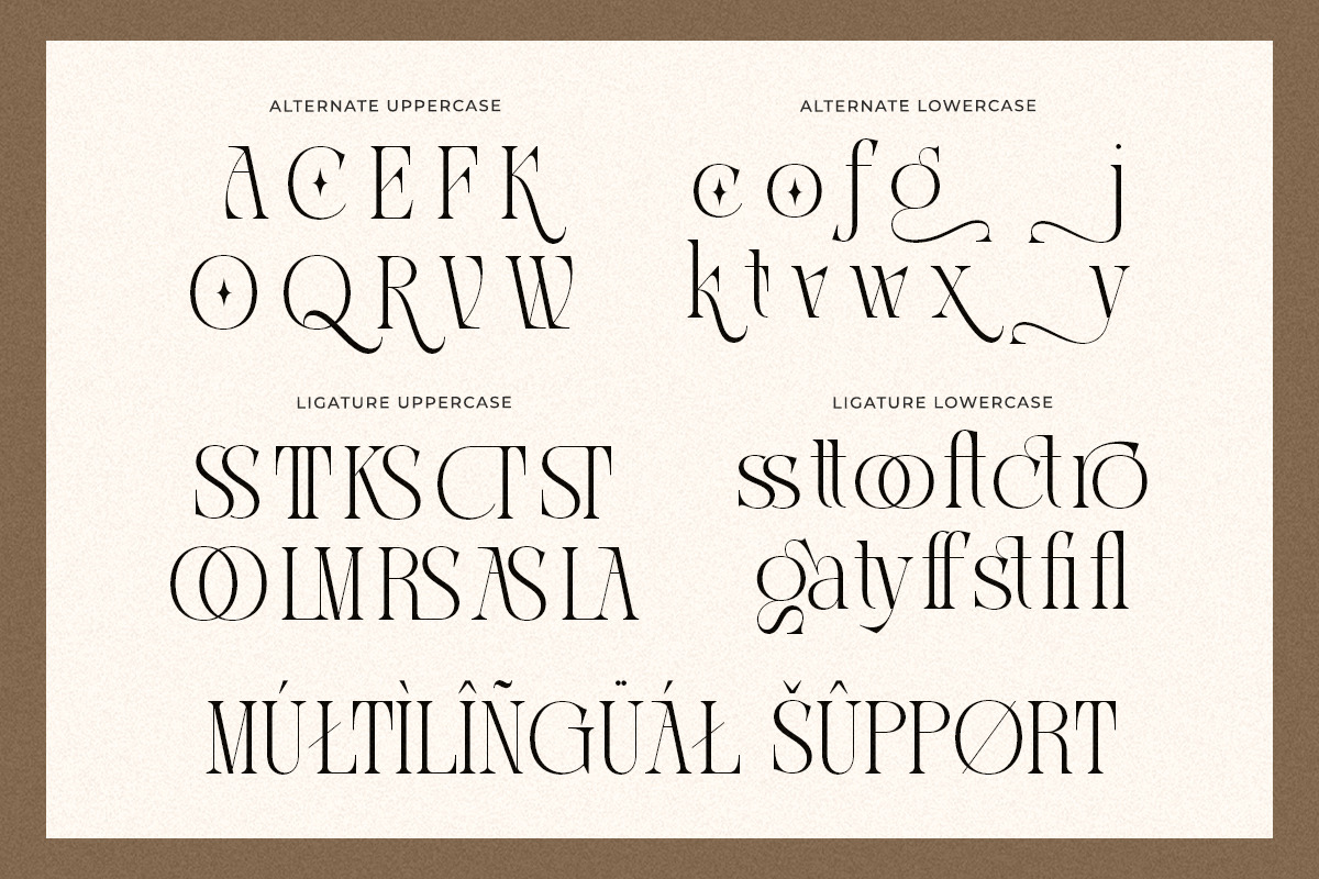 Elegant Modern - Fleurs Venotta, a Serif Font by Shakira Studio (Photo 9 of 10)