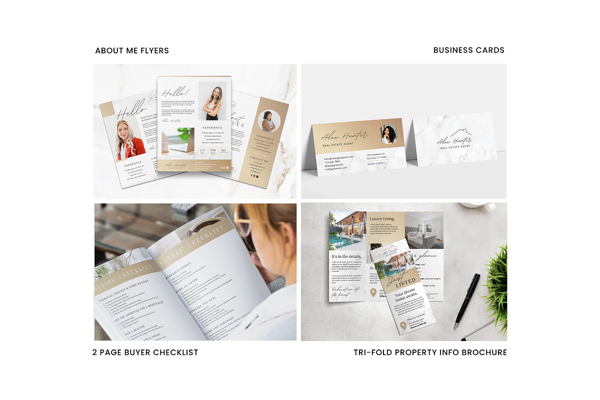 Realtor Template Bundle | Canva, a Flyer Template by Galaxybomb (Photo 3 of 15)
