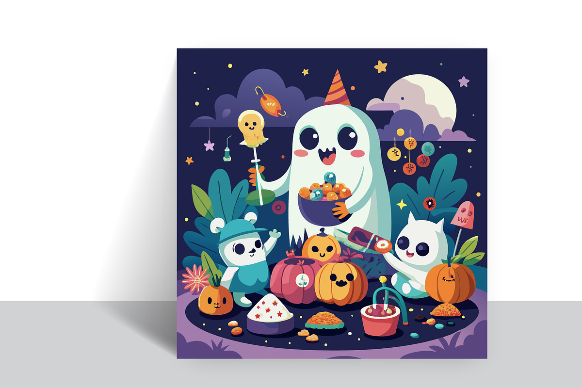Halloween terrifying pumpkin poster, a Poster Template by hkmonir (Photo 1 of 4)