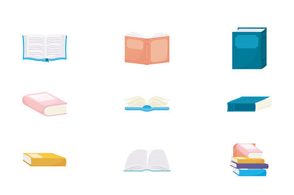 Book Day Illustrations Set preview 2