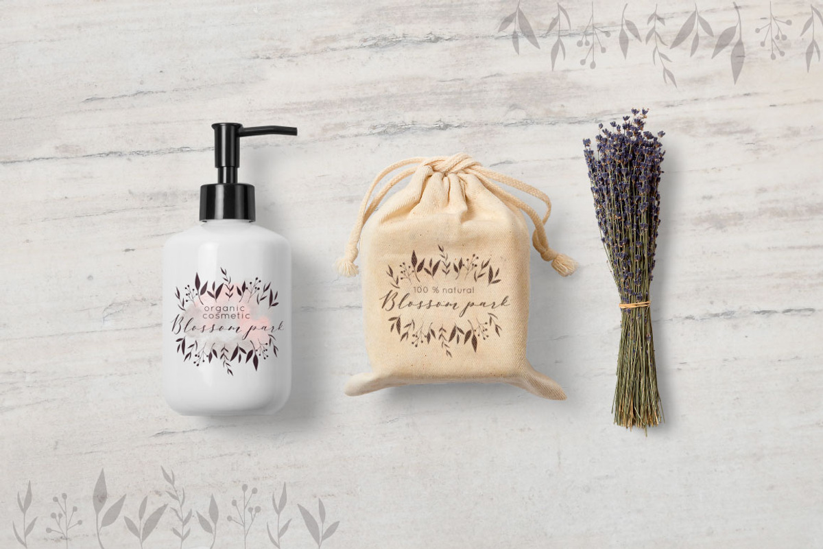 SALE!  Floral Scent LOGO CREATOR, a Branding & Logo Template by Katya_lu (Photo 9 of 11)
