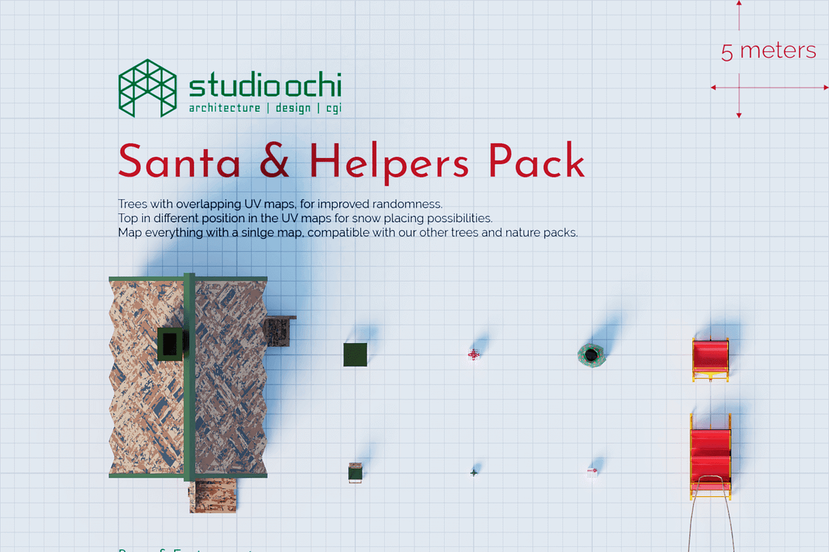 Santa & Helpers, a Characters & Person 3D Model by Studio Ochi (Photo 12 of 13)