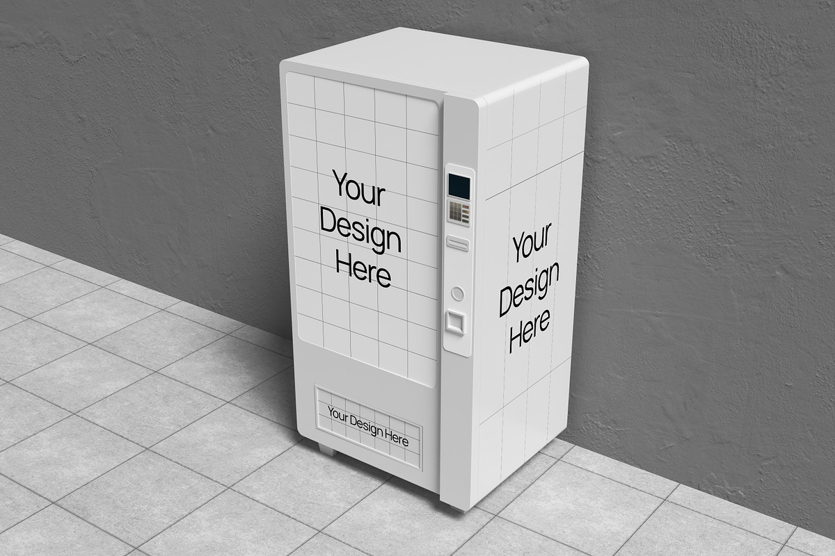 Vending Machine Mockup, a Product Mockup by graphicook (Photo 4 of 5)