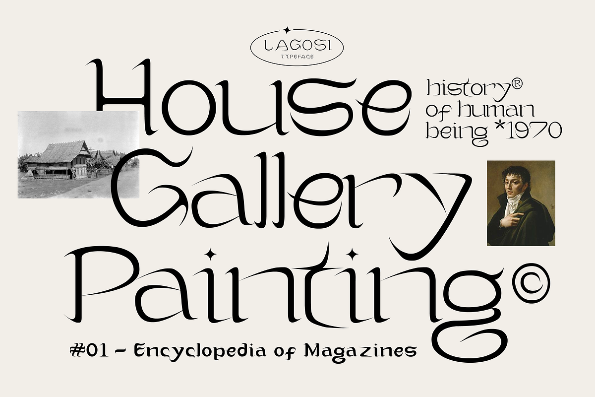 Lagosi Typeface, a Serif Font by Jetsmax® Studio (Photo 2 of 10)
