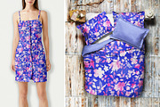 Pink Watercolor Floral Seamless, a Pattern Graphic by Gullenda (Thumbnail 4 of 6)