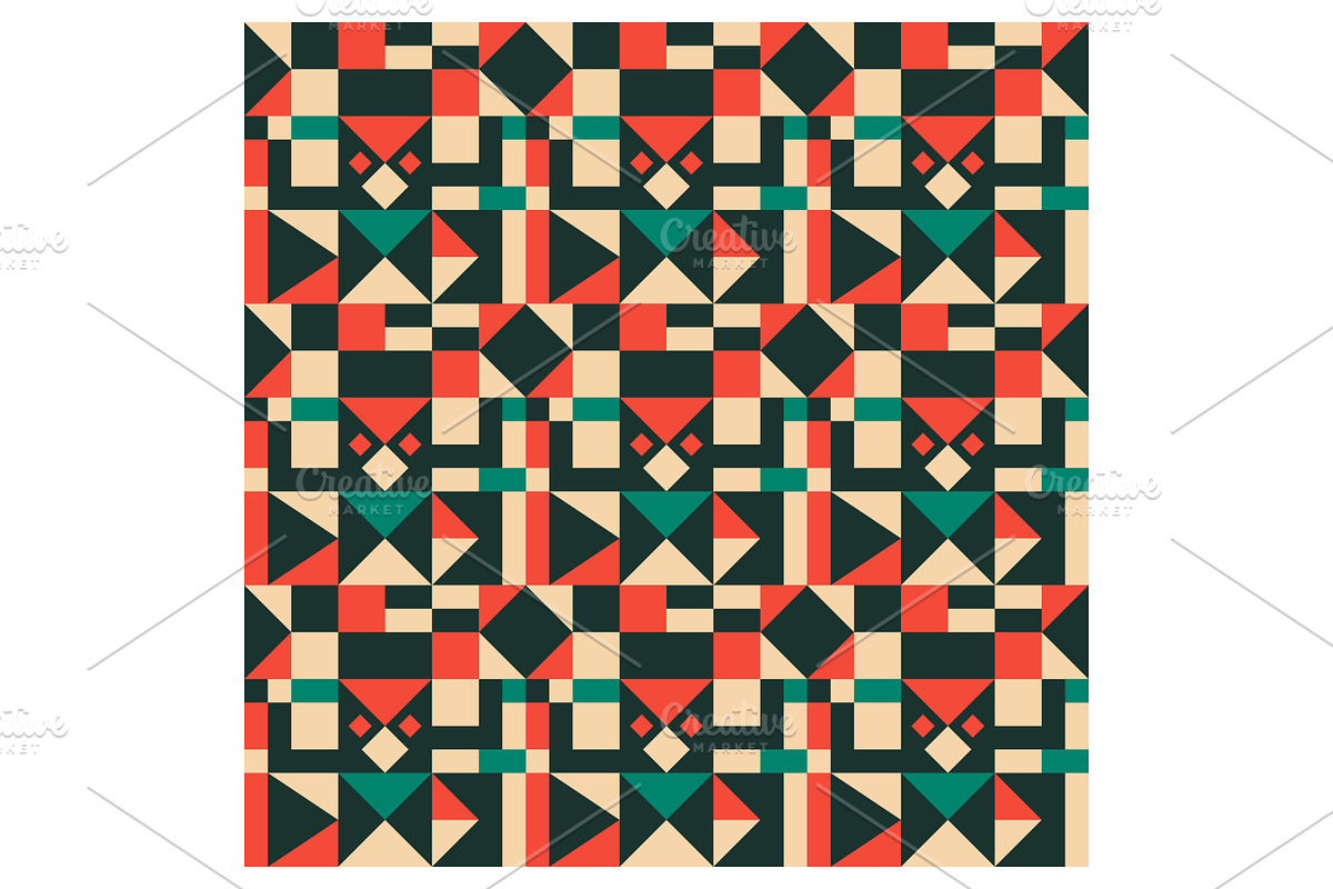 Abstract Geometric Seamless Patterns, a Pattern Graphic by Creative Backgrounds (Photo 4 of 4)