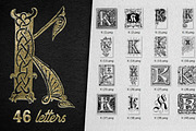 28 IN 1 VINTAGE LETTERS COLLECTION, a Symbol Font by Graphic Spirit (Thumbnail 13 of 31)