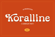 Koralline Display Font, a Serif Font by Vadovastd (Thumbnail 1 of 7)