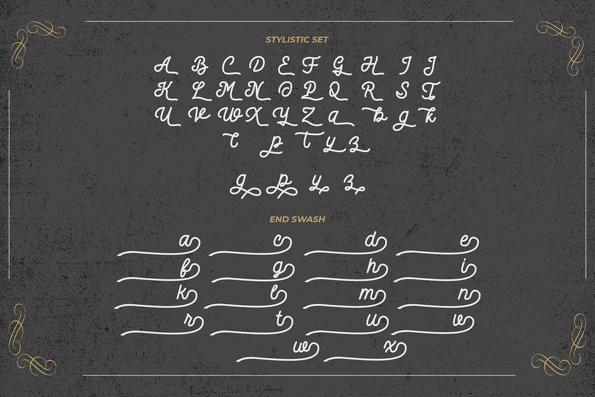 Dattge Hurty - Monoline Retro Font, a Script Font by StringLabs (Photo 9 of 11)