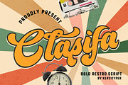 Clasifa, a Script Font by kerismaker (Thumbnail 1 of 10)