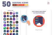 50 Servers Icons, an Icon by Dighital (Thumbnail 5 of 10)
