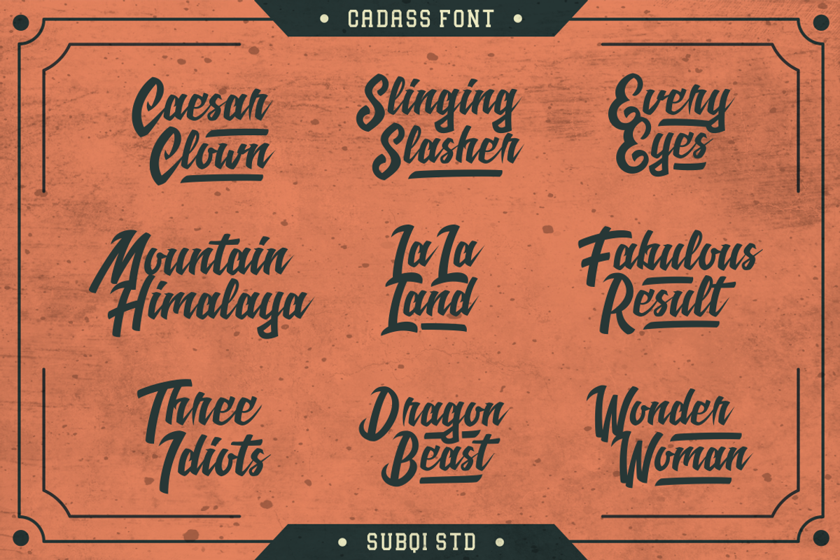 Cadass Font Duo preview 3