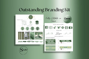 Canva Branding Kit Green Sage