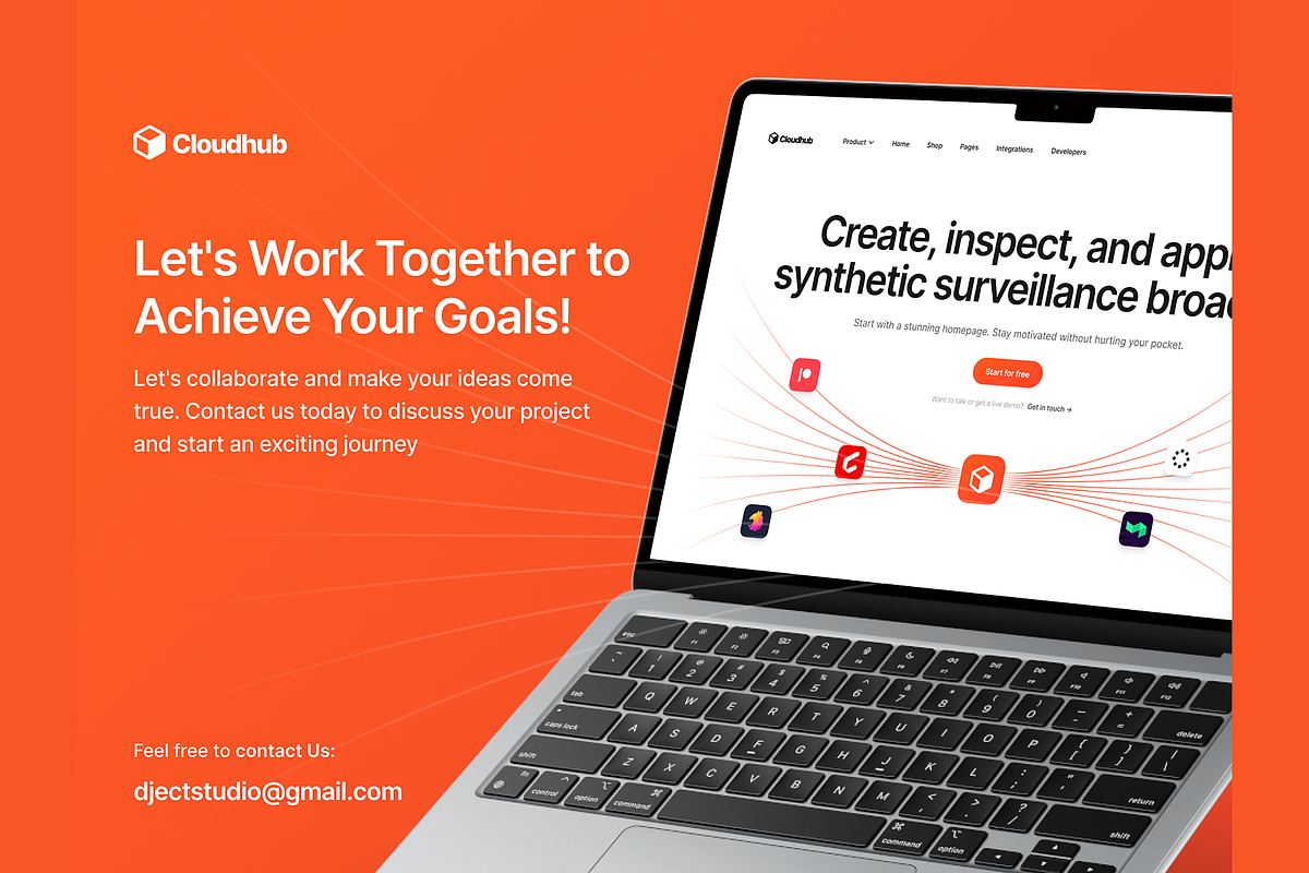 Cloudhub SaaS Website Kit, an UI Kit Template by DjectStudio (Photo 6 of 6)