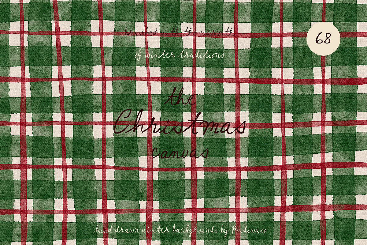 Hand-Painted Christmas Backgrounds, a Background Graphic by Madiwaso (Photo 2 of 15)