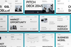 Investor Pitch Deck Google Slide, a Presentation Template by graphicook