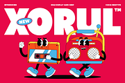 Xorul - Retro Sans Bold Display, a Sans Serif Font by Indotype Foundry (Thumbnail 1 of 10)