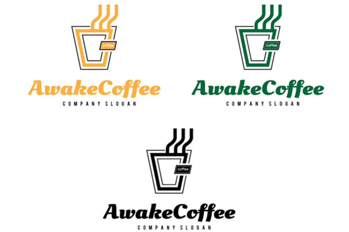 Awake Coffee Logo, a Branding & Logo Template by rotree_man (Photo 4 of 4)