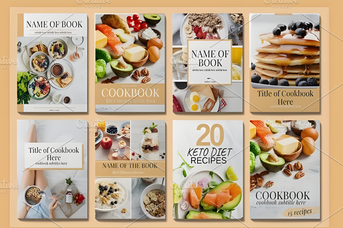 45 Pages Cookbook Template Canva, a Social Media Template by Ink Gallery