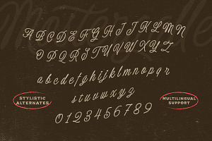 Mostergalle - Script Font