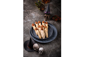 Halloween cookies in shape of witch, a Food & Drink Photo by Yulia Furman