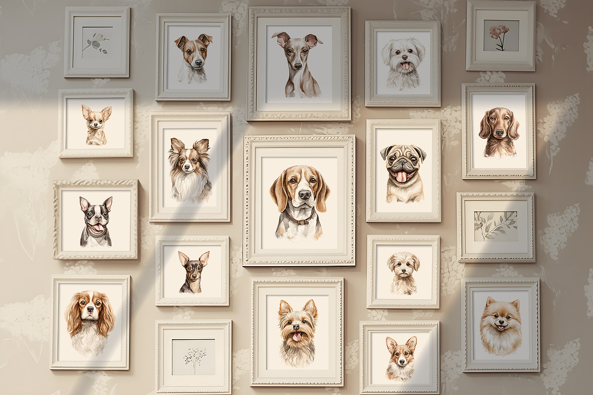 Dog portraits, an Animal Illustration by Mimomy (Photo 8 of 9)
