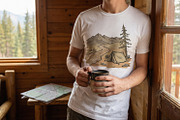 Camping In The Mountains PNG, an Illustration by SharpMarketplace (Thumbnail 3 of 3)