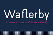Wafterby Geometric Sans Serif Family, a Sans Serif Font by PARAMAJAN (Thumbnail 1 of 12)