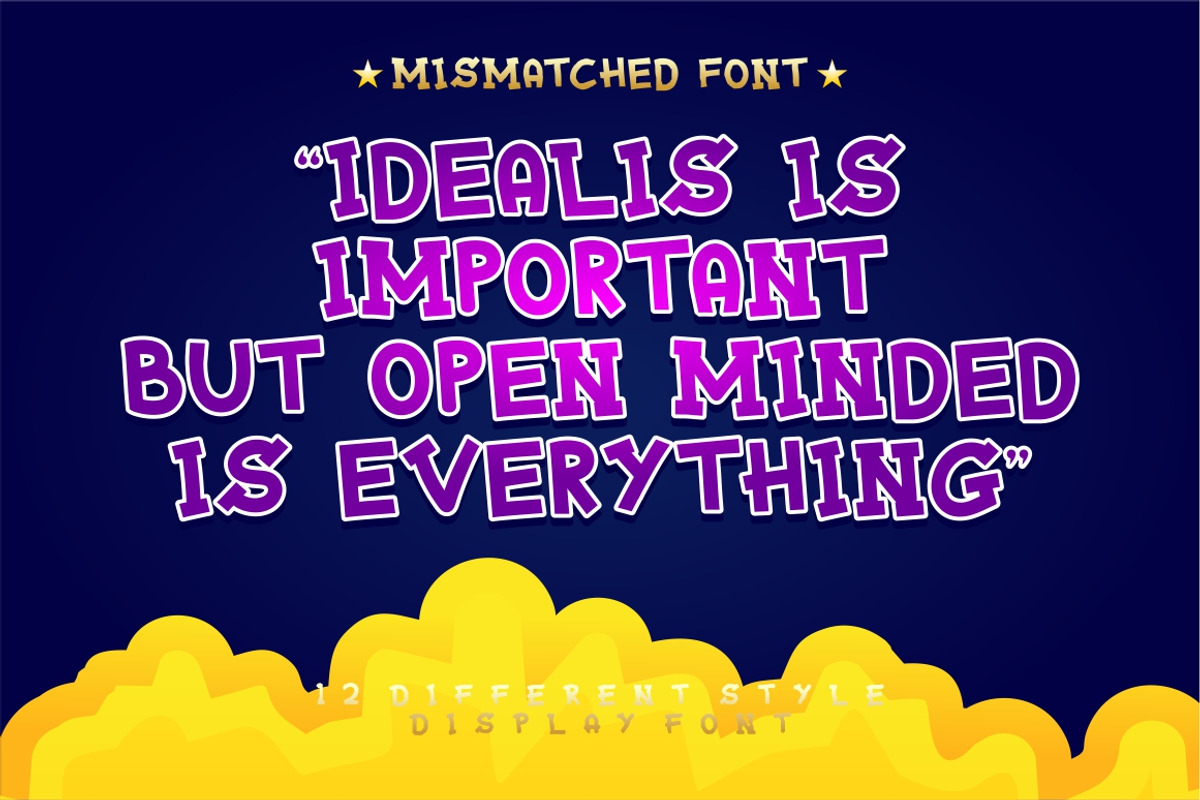 Mixy Missy - 12 Styles Display Font, a Sans Serif Font by PutraCetol Studio (Photo 13 of 17)