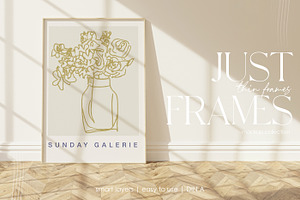 JUST FRAMES Frame Mockup Set