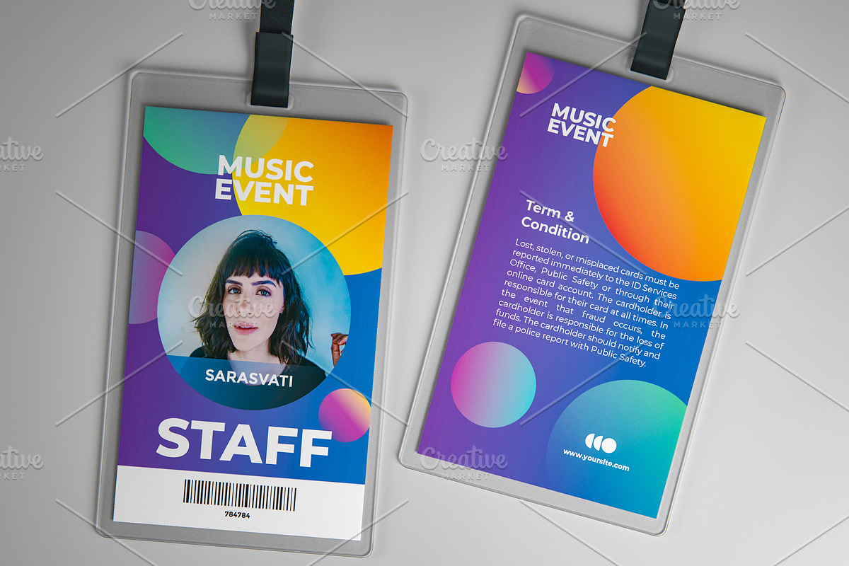 ID Card Badge - Sanjose, a Card Template by Aprndy85 (Photo 2 of 2)