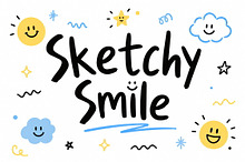 Sketchy Smile - Playful Font
