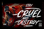 Brutally Ursa Typeface, a Script Font by alit design (Thumbnail 18 of 20)