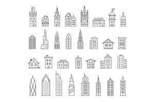 City Buildings Vector Illustration