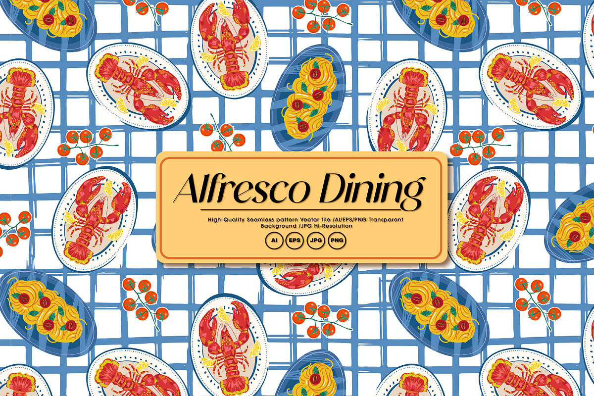 Alfresco Dining  Collection, a Pattern Graphic by MSNTY STUDIOX (Photo 5 of 34)