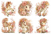 Whimsical Mother's Day Horse Clipart, an Illustration by Daily.Designs (Thumbnail 5 of 8)